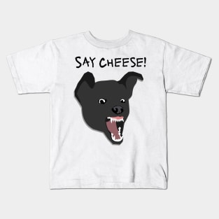 Say Cheese, Smile Big! Kids T-Shirt